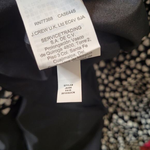 J. Crew Mercantile Tulip hem heart printed dress 14 - Picture 6 of 7